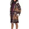 Discount RD Style Abby Plaid Shacket-Brown|
