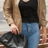 Outlet RD Style Addison Poplin Oversize Shirt-Dune|
