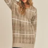 Outlet Sage The Label All Autumn Sweater Dress-Taupe|