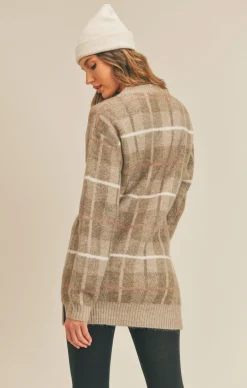 Outlet Sage The Label All Autumn Sweater Dress-Taupe|