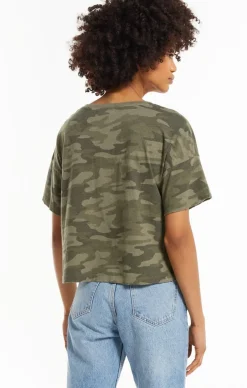 Clearance Z Supply Be The Peace Skimmer Tee-Camo Dusty Sage| New