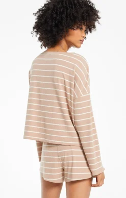 Best Z Supply Betty Stripe Long Sleeve Top|