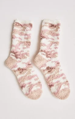 Best Z Supply Camo Plush Socks-Bone|