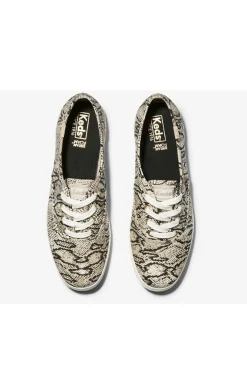 Sale Keds Champion Animal-Cream Snake|
