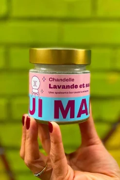New Oui Manon Chandelle-Lavande Et Sauge|