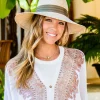 New Wallaroo Charlotte Wide Brim Hat-Natural|