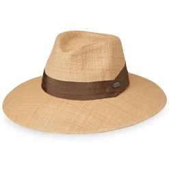 New Wallaroo Charlotte Wide Brim Hat-Natural|