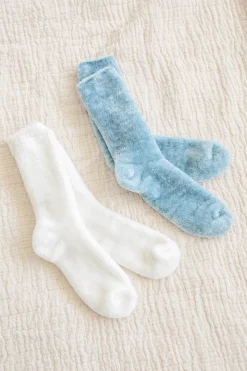 Hot Z Supply Chenille Plush Socks (2 Pack)|-New