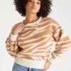 Outlet Z Supply Cloud Striped Sweater-Sandstone|