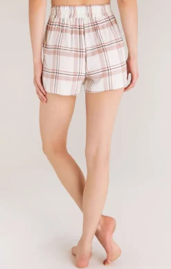 Best Z Supply Co-Ed Plaid Boxer-White|