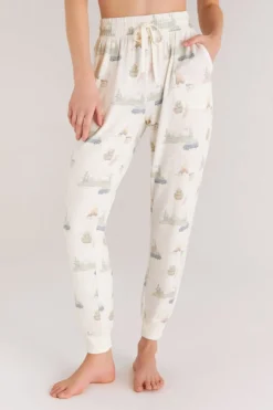 Z Supply Comfy Camper Jogger-Cloud Dancer|