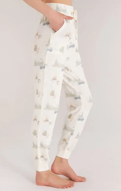 New Z Supply Comfy Camper Jogger-Cloud Dancer|