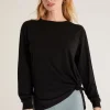 Outlet Z Supply Cool Down Long Sleeve Top-Black|
