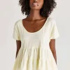 Best Z Supply Cove Slub Tiered Top-Sunrise|