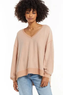 Online Z Supply Cozy V-Neck Modern Weekender-Dusty Amber|