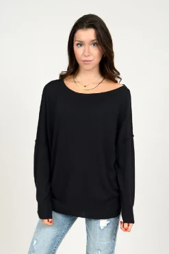 Hot RD Style Cressida Sweater-Black|