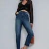 Sale Lez a Lez Crop Mom Jeans|