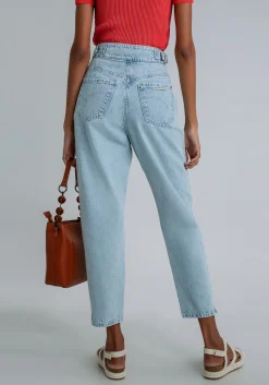 Best Lez a Lez Cropped High Wasted Jeans|
