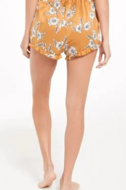 Hot Z Supply Date Night Floral Satin Short|