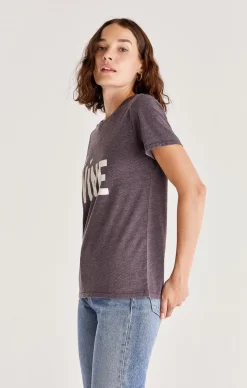 Best Z Supply Easy Be Wine Tee-Shadow|