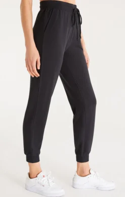 Best Z Supply Easy Fleece Sweatpants Jogger-Black|