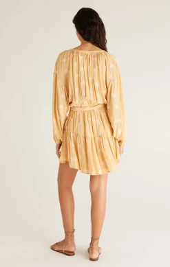 Clearance Z Supply Easy To Love Palm Dress-Wheat|