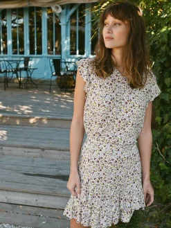 Indi & Cold Ecovero Blouse-Ecru|
