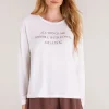 Online Z Supply Eden Coffee Long Sleeve Top-White|