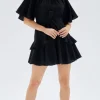 Discount Minkpink Fatima Frill Mini Dress-Black|
