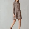 Indi & Cold Floral Shirt Dress-Rosa|