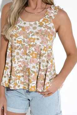 Lost In Lunar Floral Top|