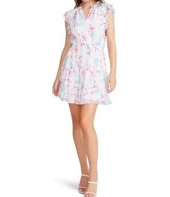 Clearance BB Dakota by Steve Madden Floral Vibes Dress-Ivory|