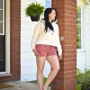 Best Wanakome Florence Jogger Shorts-Berry|