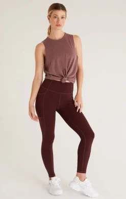 Clearance Z Supply Glow With The Flow Tank-Dark Cola|