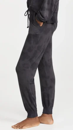 Z Supply Go Getter Tie-Dye Jogger-Washed Black|