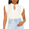 Online BB Dakota by Steve Madden Hearts A Flutter Top-White|