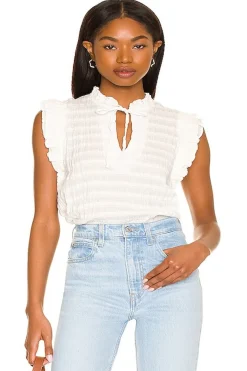 Online BB Dakota by Steve Madden Hearts A Flutter Top-White|