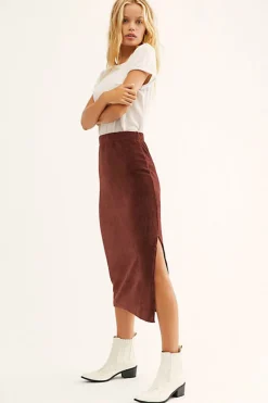 Online Free People Helen Rib Tube Skirt|