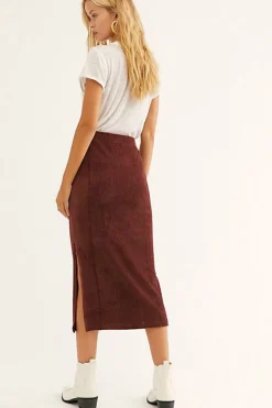 Online Free People Helen Rib Tube Skirt|