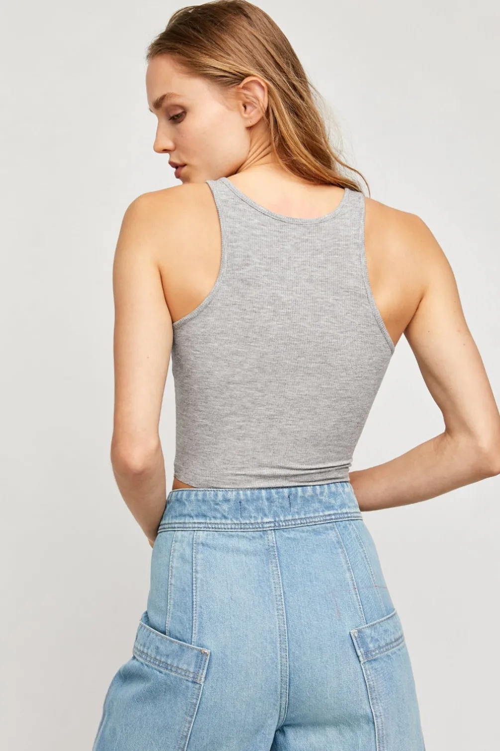 high_neck_ribbed_cropheat_SKU07b3b01259cf5bd30a59a5202f454432_2.webp New Free People High Neck Ribbed Crop-Heather Grey|