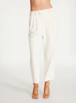 BB Dakota by Steve Madden High Waist Farmers Market Pants-Ivory|