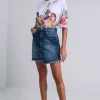 Discount Lez a Lez High Waist Jean Skirt|