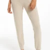 Hot Z Supply Homey Rib Jogger-Light Cocoa|