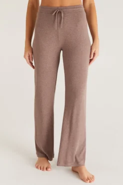 Discount Z Supply In A Daze Rib Pant-Dusty Heather Taupe|