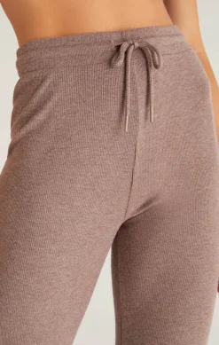 Discount Z Supply In A Daze Rib Pant-Dusty Heather Taupe|
