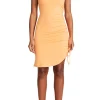 Discount BB Dakota by Steve Madden In A Ruche Dress-Mock Orange|