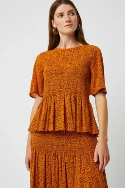 Outlet Great Plains Ivy Fleur Smocked Top|