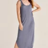 Online Z Supply Jaslyn Rib Hacci Midi Dress-Indigo|