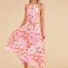 Online Minkpink Josie Halter Maxi Dress-Floral|