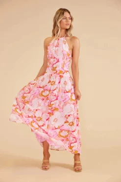 Online Minkpink Josie Halter Maxi Dress-Floral|